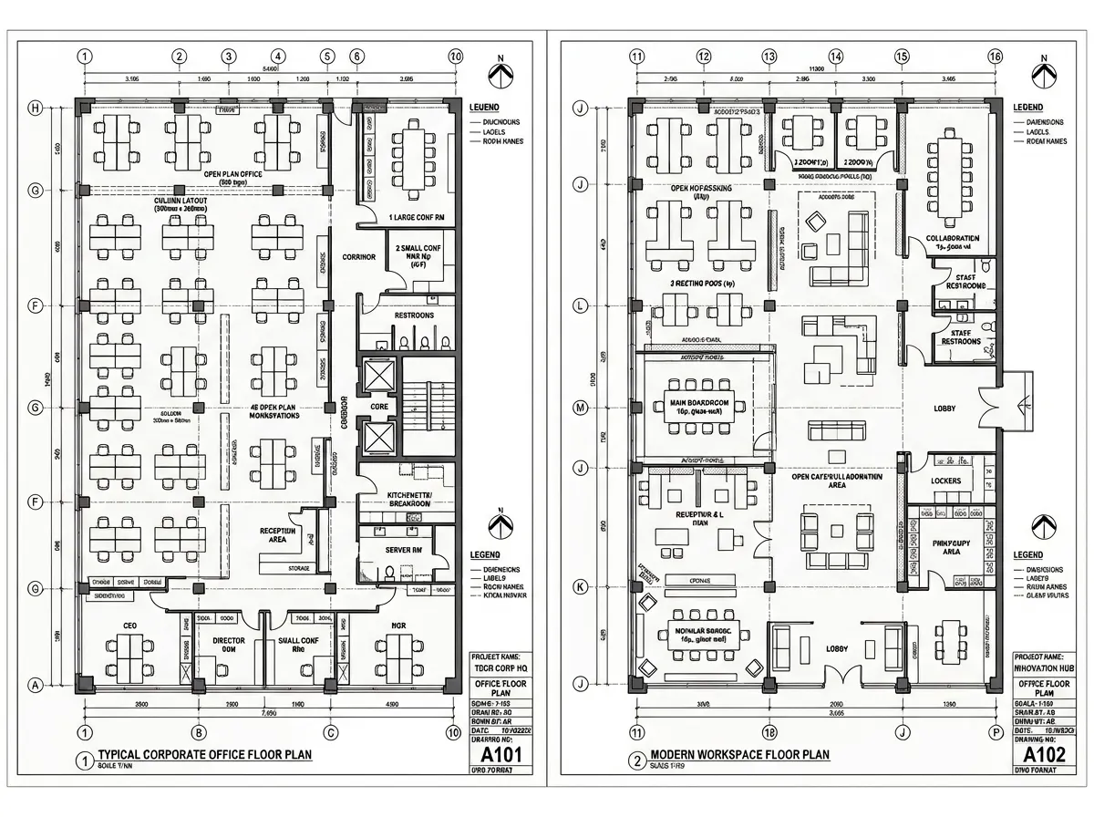 Erkennungsmodi für Grundriss und Architekturzeichnung